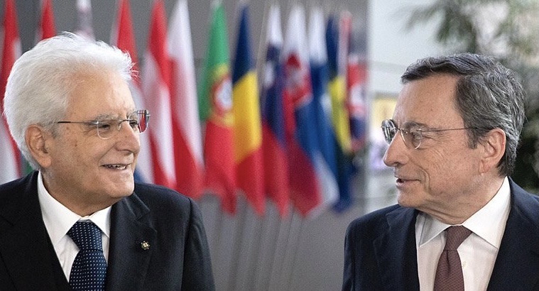 Mario Draghi da Mattarella